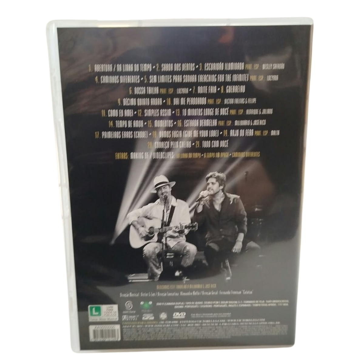DVD MUSICAL - Victor e Leo - Irmãos (seminovo) - Imagem 3