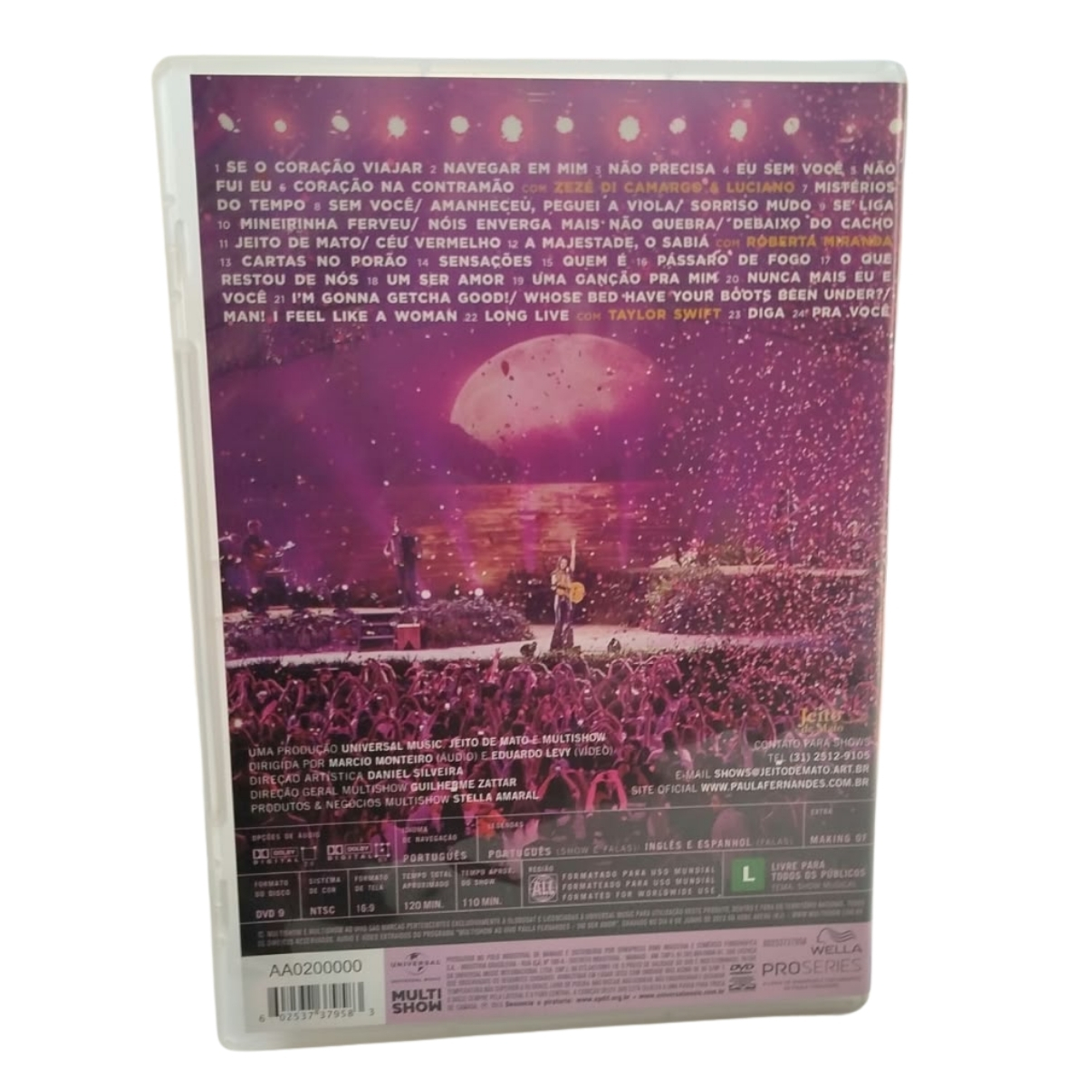 DVD MUSICAL - Paula Fernandes - Um ser amor (seminovo) - Imagem 2