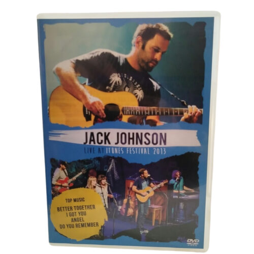 DVD MUSICAL - Jack Johnson - Live at itunes festival 2013 (seminovo)