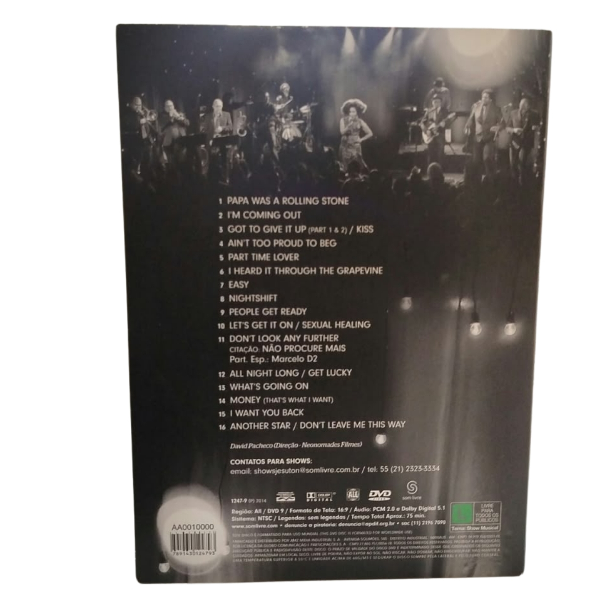 DVD MUSICAL - Jesuton - show me your soul ao vivo (seminovo) - Imagem 4