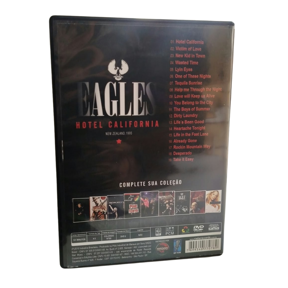 DVD MUSICAL - Eagles - Hotel California (seminovo) - Imagem 2