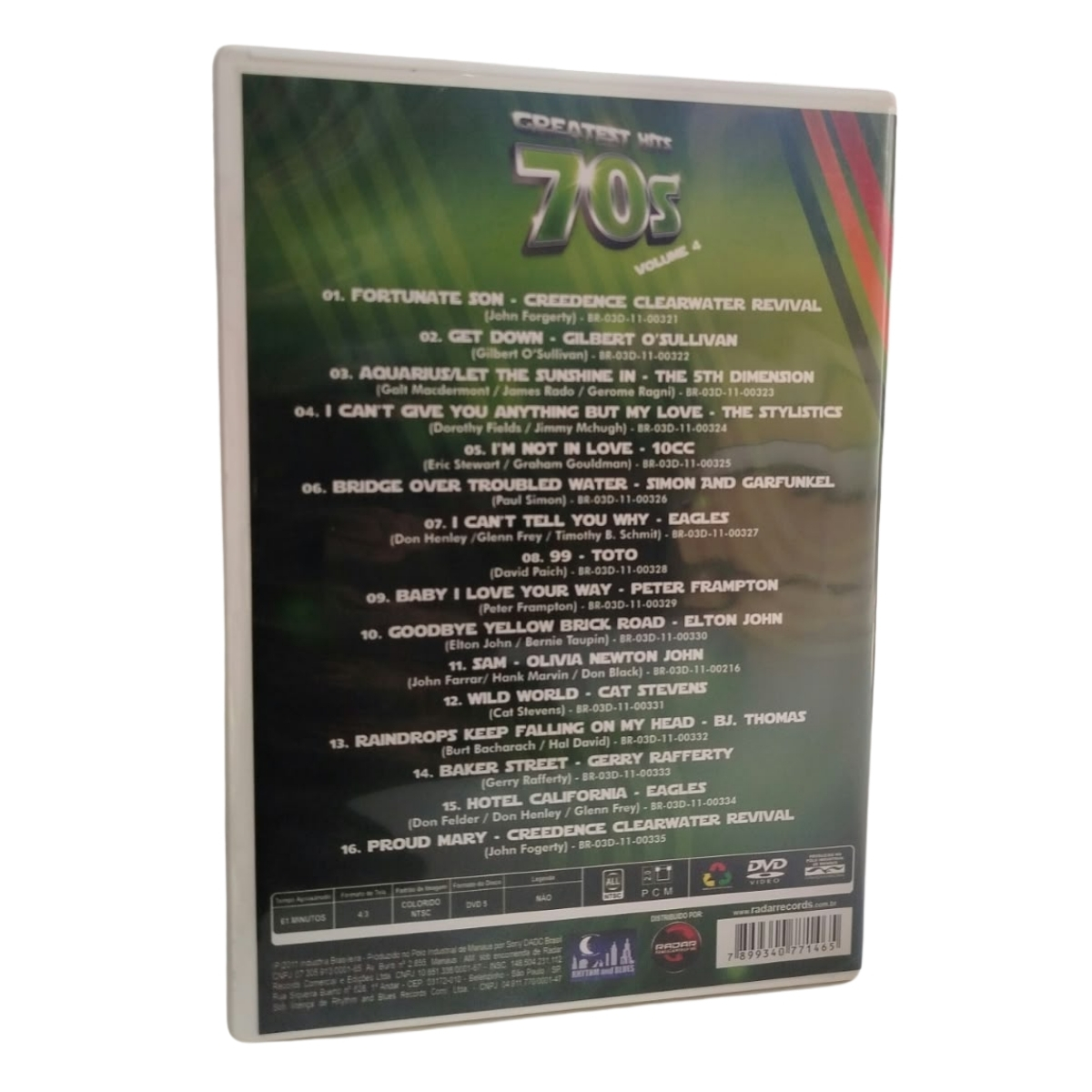 DVD MUSICAL - Greatest Hits 70s - volume 04 (seminovo) - Imagem 3