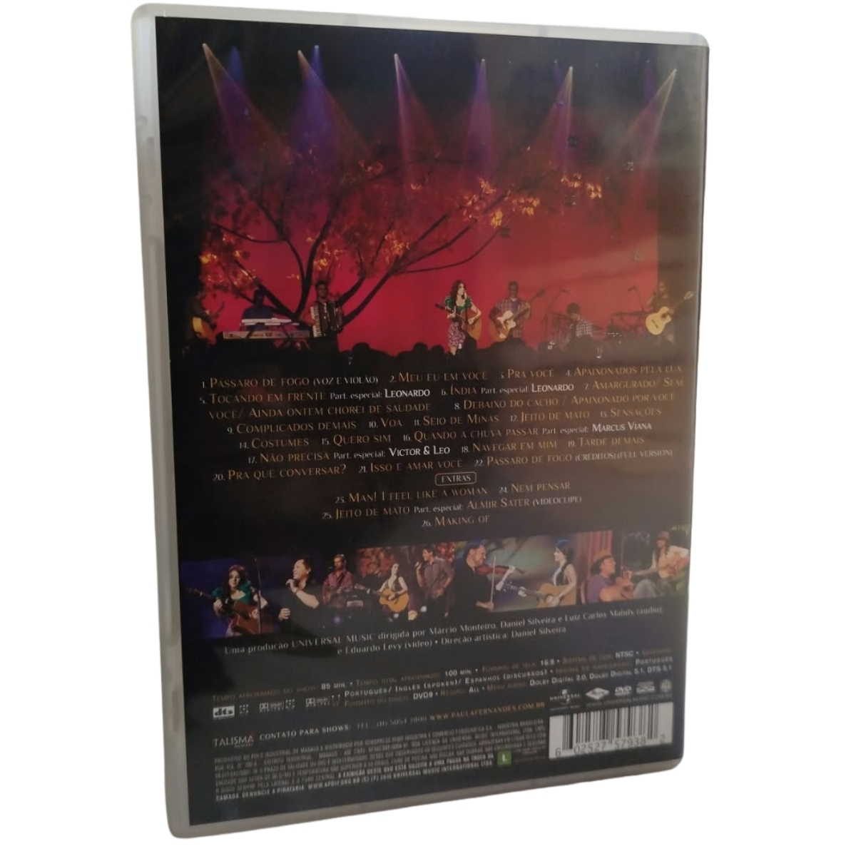 DVD MUSICAL - Paula Fernandes - Ao vivo (seminovo) - Imagem 3