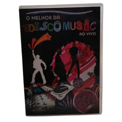 DVD MUSICAL - O Melhor da Disco Music - ao vivo (seminovo)