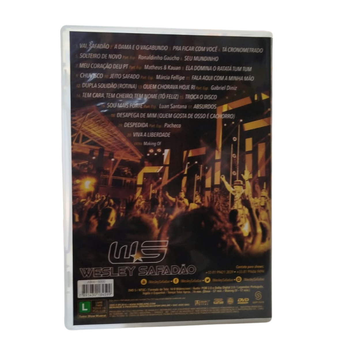 DVD MUSICAL - Wesley Safadão - Em Casa (seminovo) - Imagem 2