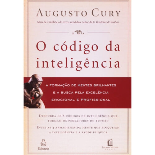 Livro - O Código da inteligencia - Augusto Cury (Usado)