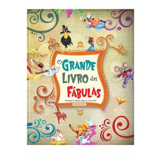 Livro - O Grande livro das Fabulas - Maria Luisa A. Lima Paz (usado)
