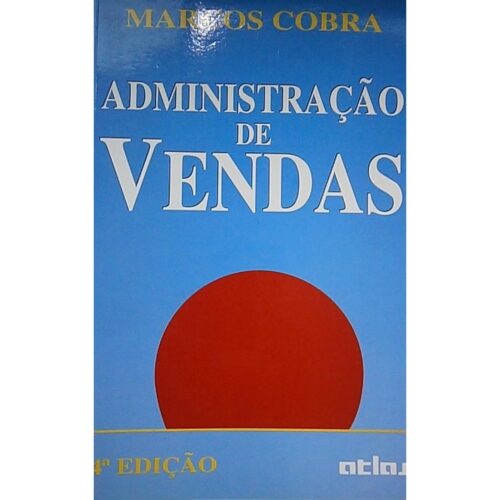 Livro - Administração de Vendas - Marcos Cobra (Usado)