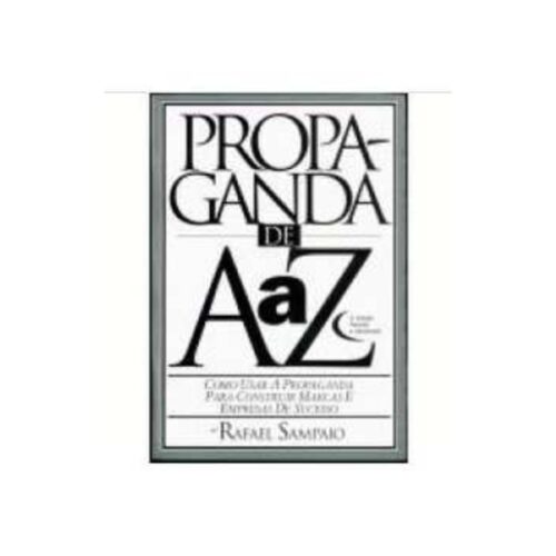 Livro - PRopaganda de A a z - Rafael Sampaio (Usado)