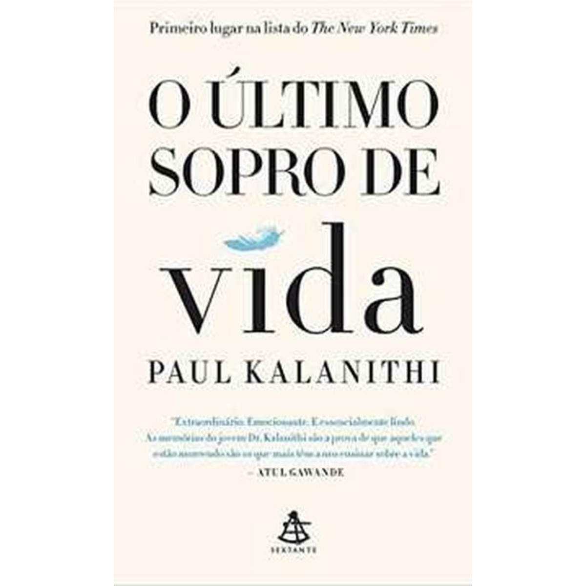 Livro - O ultimo Sopro de vida - Paulo Kalanithi (Usado)