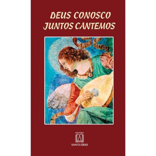 Livro - Deus Conosco juntos Cantemos - Ed. Santuário - Edição Espiral (Usado)