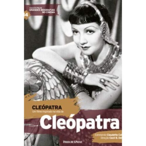 Livro - Cleopatra - Col. Grandes Biografias no cinema Vol. 14 - Folha de São Paulo (Usado)