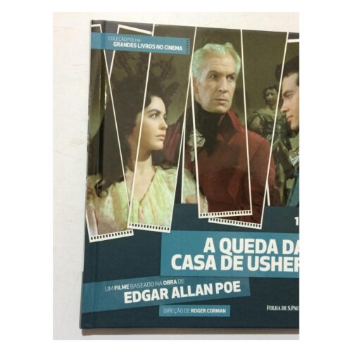 Livro - A queda da Casa Usher -  Col. Grandes Livros no Cinema Vol. 13 - Folha de São Paulo (Usado)