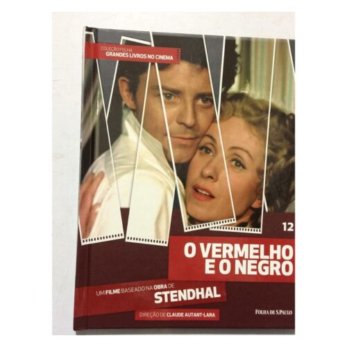 Livro - O Vermelho e o negro -  Col. Grandes Livros no Cinema Vol. 12 - Folha de São Paulo (Usado)