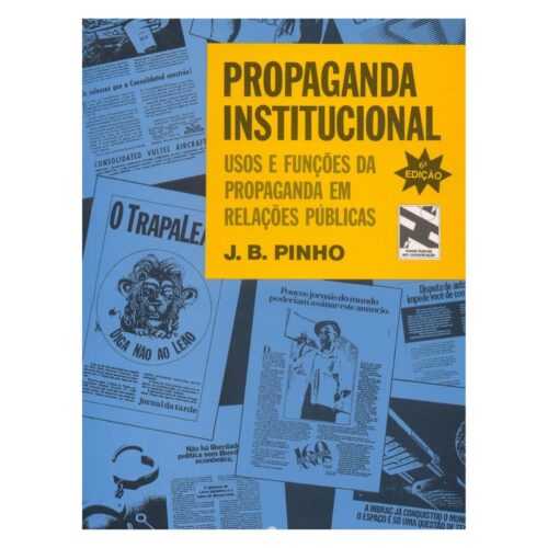Livro - Propaganda Institucional - J. B. Pinho (Usado)