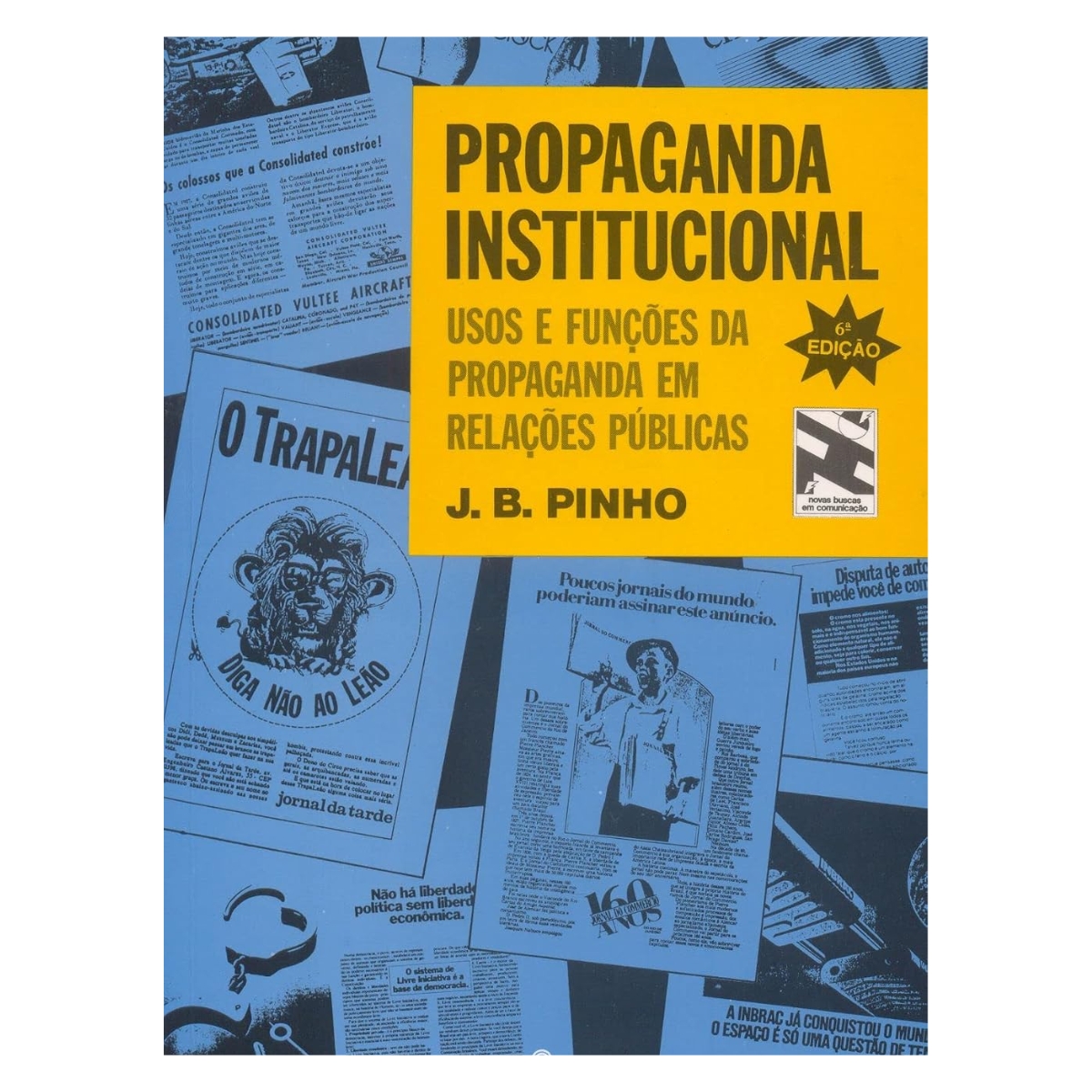 Livro - Propaganda Institucional - J. B. Pinho (Usado)
