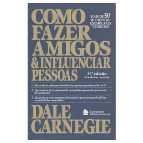 Livro - Como fazer amigos e influenciar pessoas - Dale Carnegie (Usado)