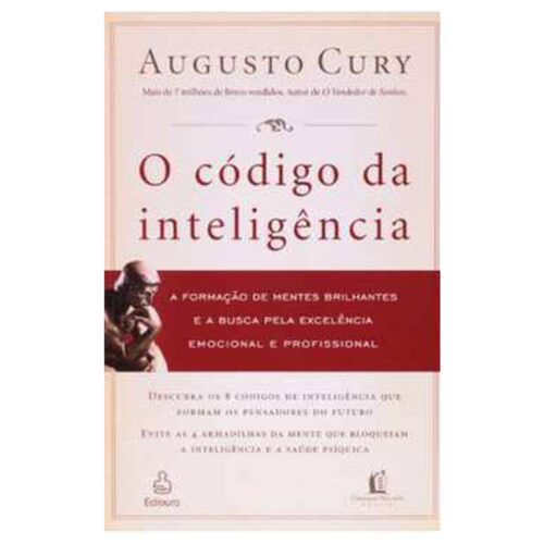 Livro - O Código da Inteligência - Augusto Cury (USado)