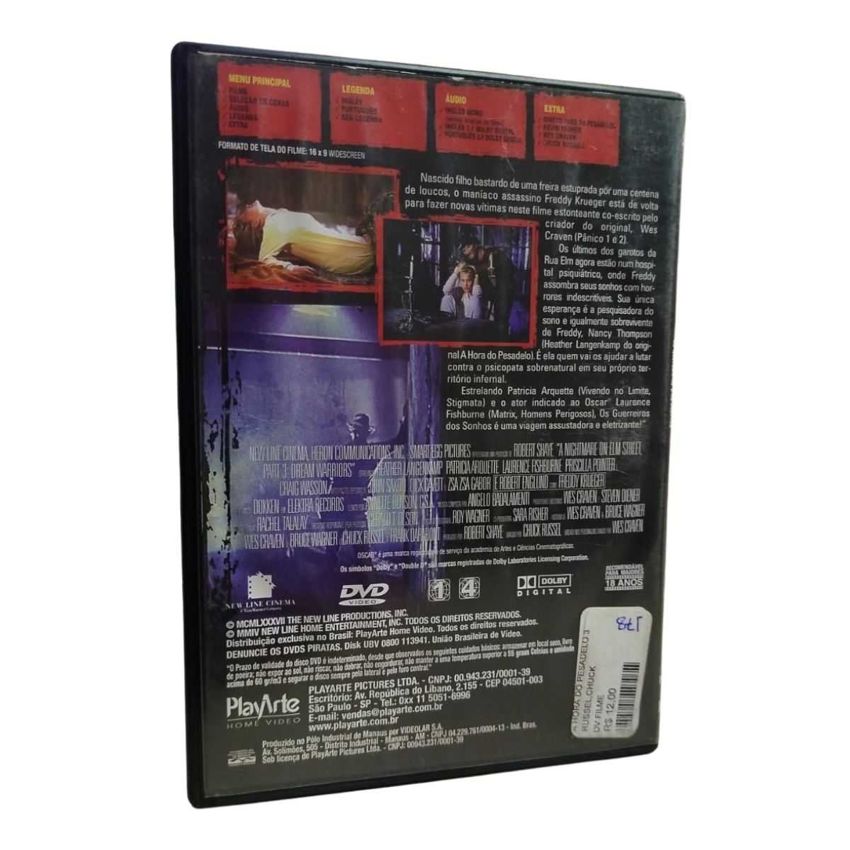 DVD - A Hora do pesadelo 3 (usado) - Imagem 2