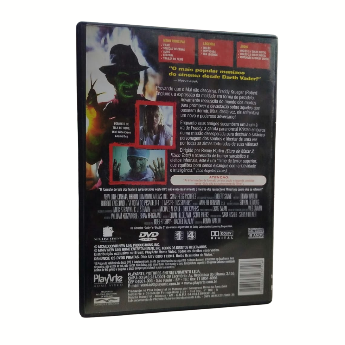 DVD - A Hora do pesadelo 4 (seminovo) - Imagem 4