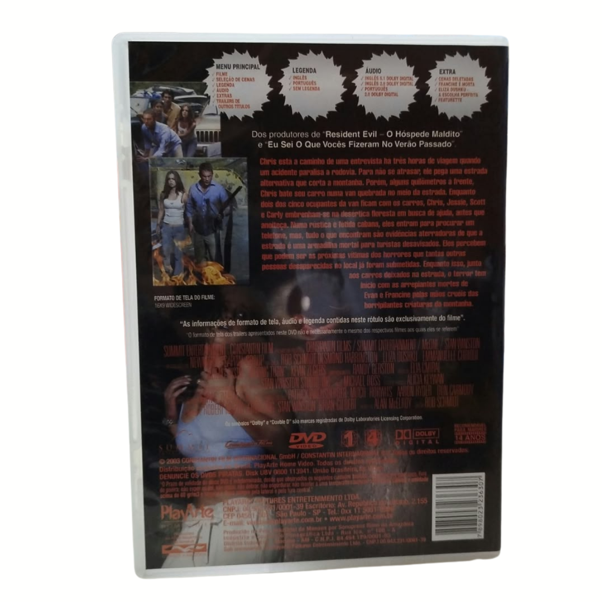 DVD - Pânico na Floresta (usado) - Imagem 3