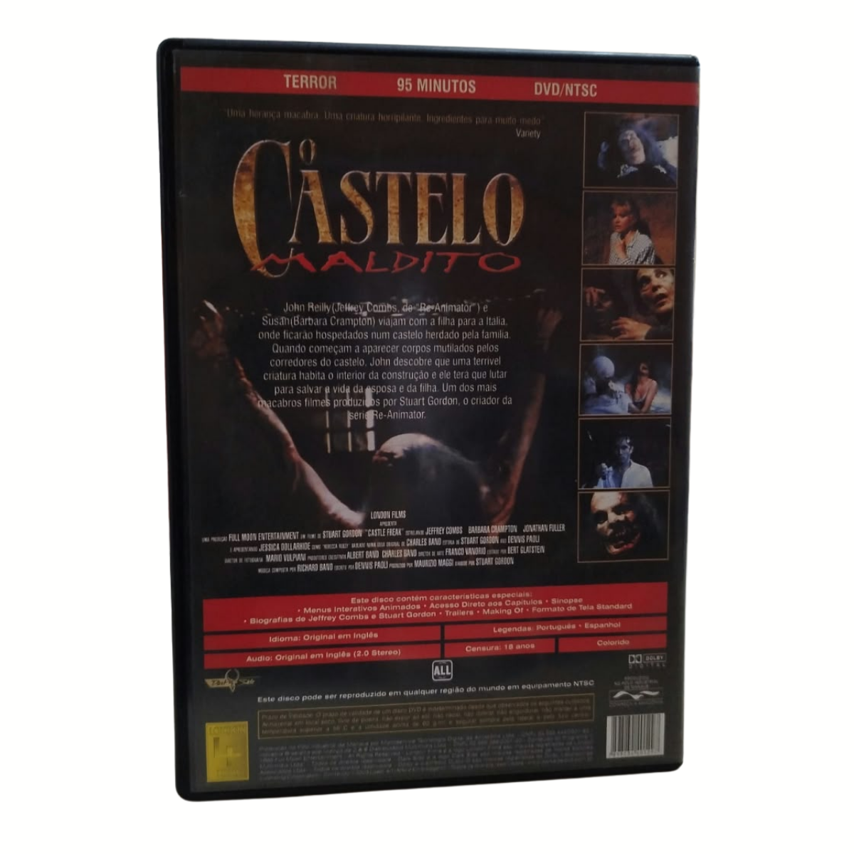 DVD - O Castelo Maldito (seminovo) - Imagem 3
