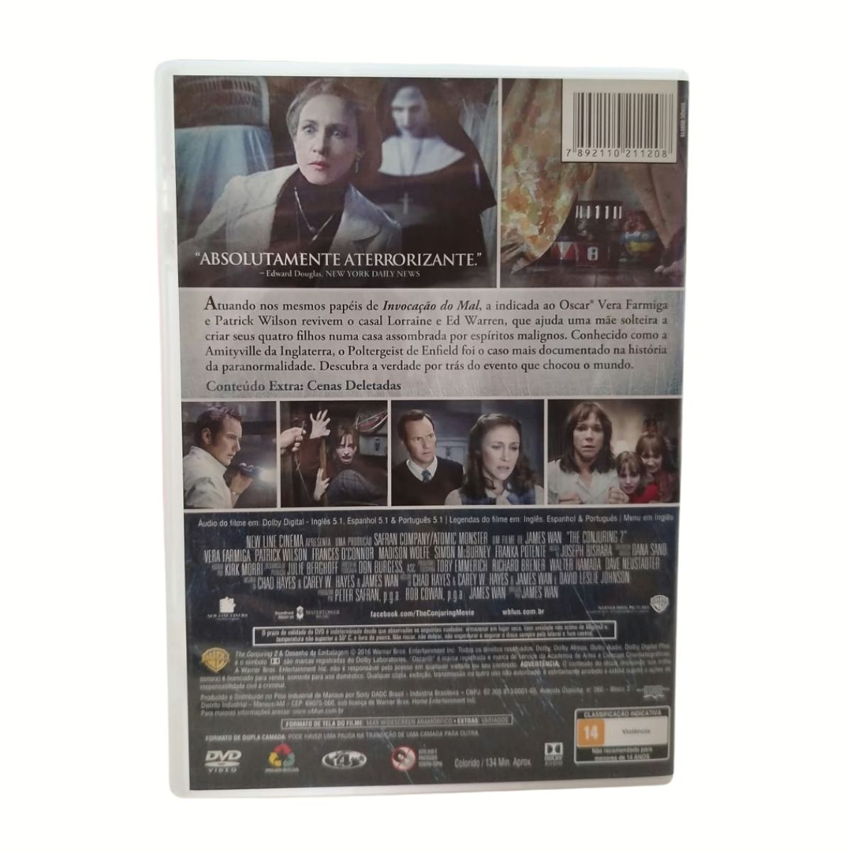 DVD - Invocação do Mal 2 (seminovo) - Imagem 3