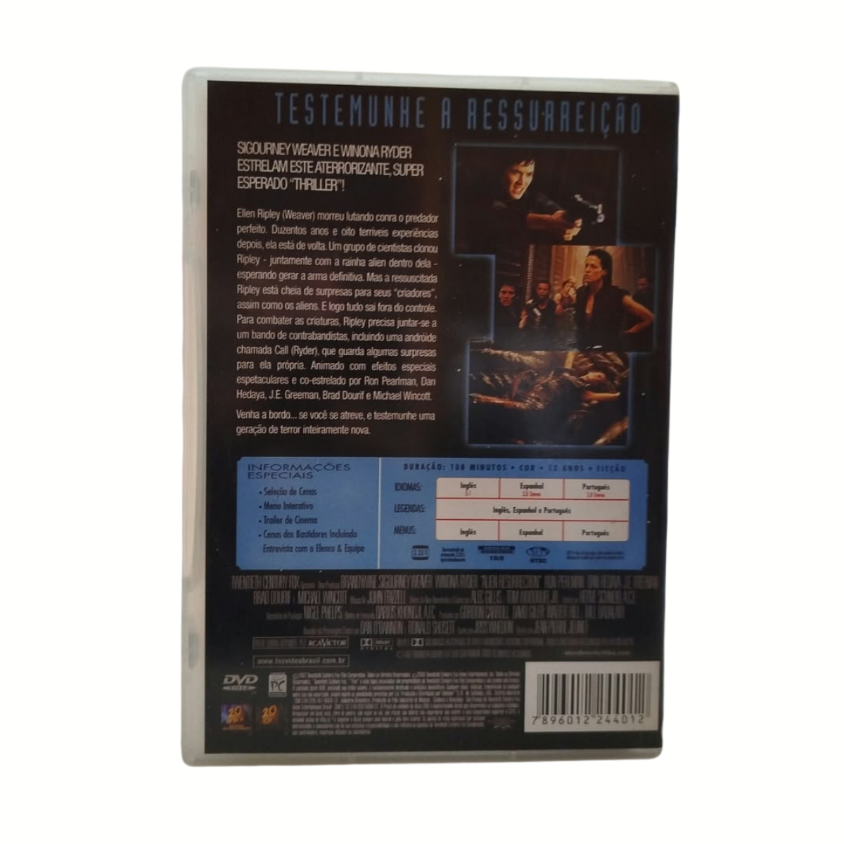DVD - Alien - A Ressurreição (seminovo) - Imagem 4
