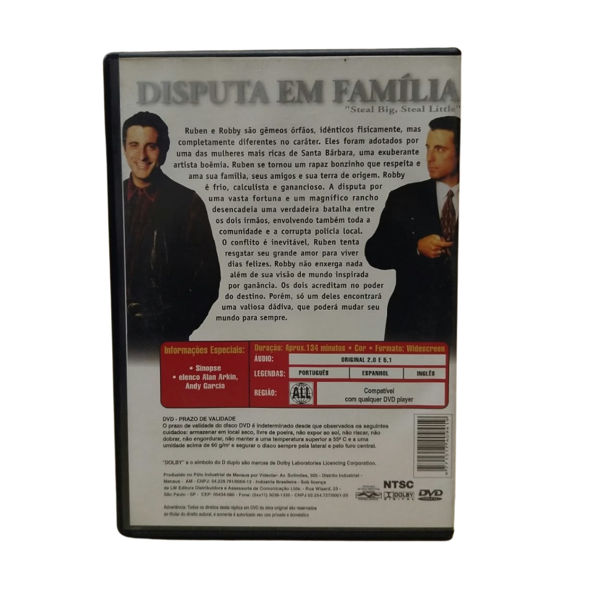 DVD - Disputa em familia (seminovo) - Imagem 3