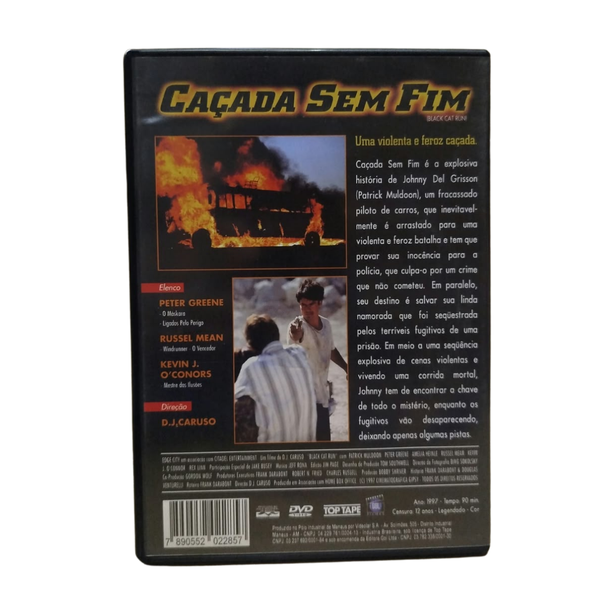 DVD - Caçada sem fim (seminovo) - Imagem 3