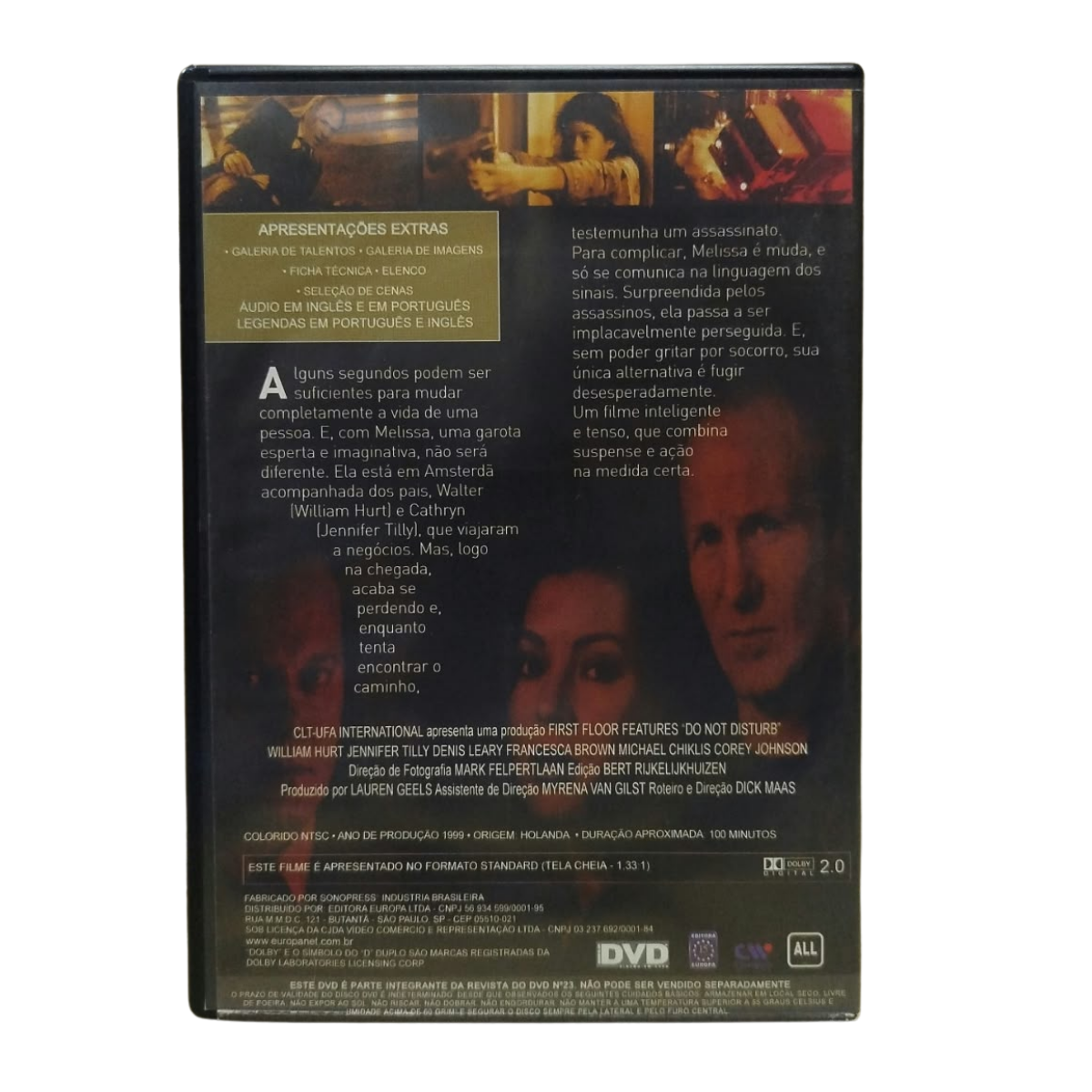 DVD - Tiros na Escuridão (usado) - Imagem 2
