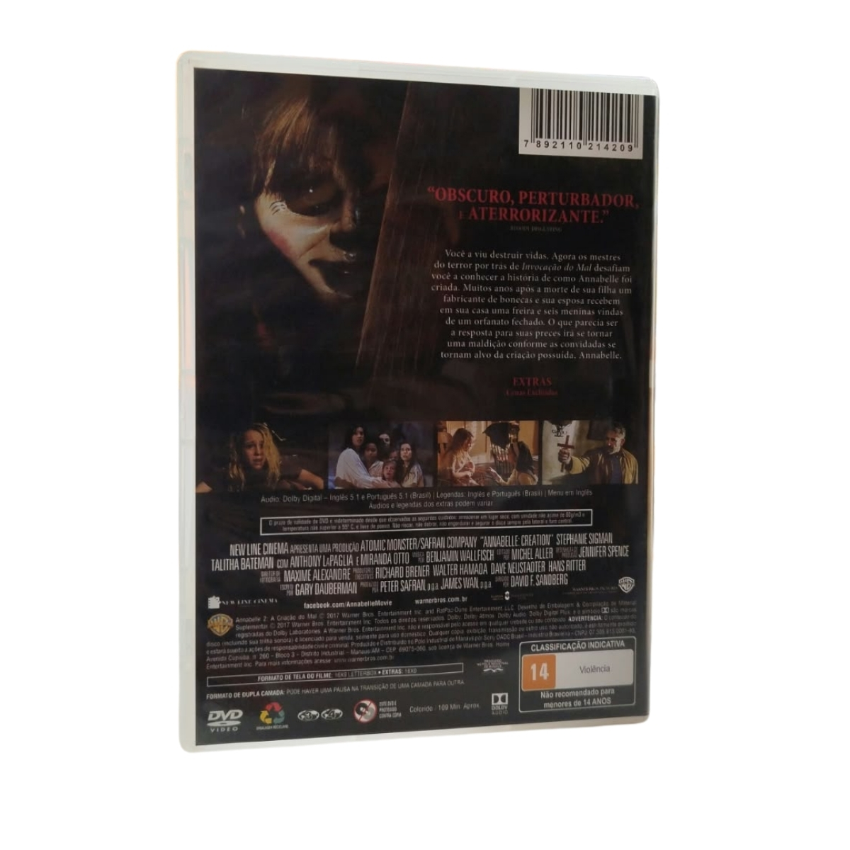 DVD - Annabelle 2 - A Criação do mal (seminovo) - Imagem 3