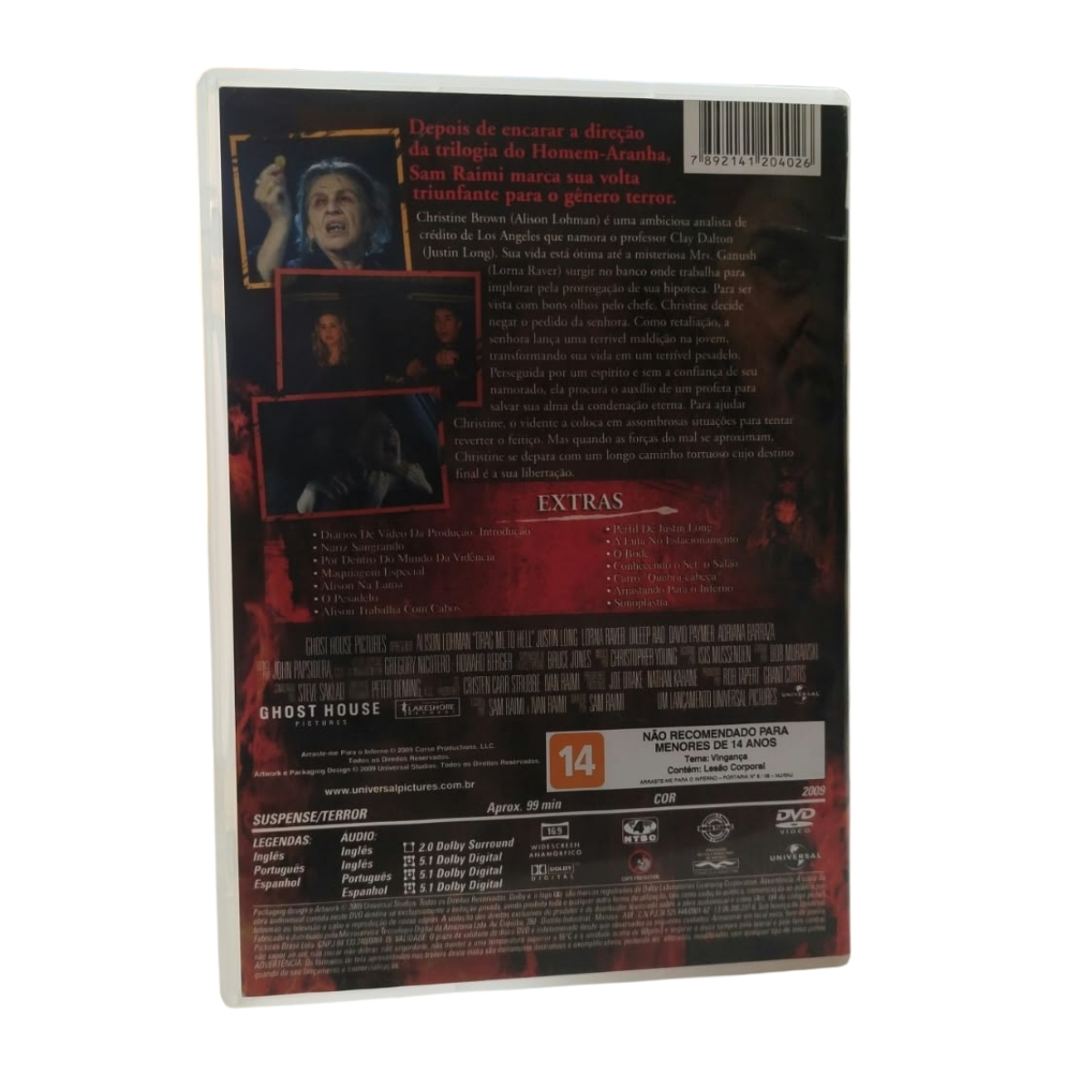 DVD - Arraste-me para o inferno (usado) - Imagem 3