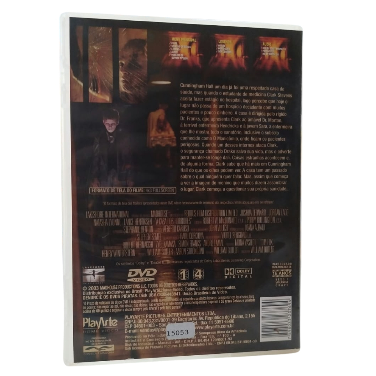 DVD - A Casa dos horrores (usado) - Imagem 4