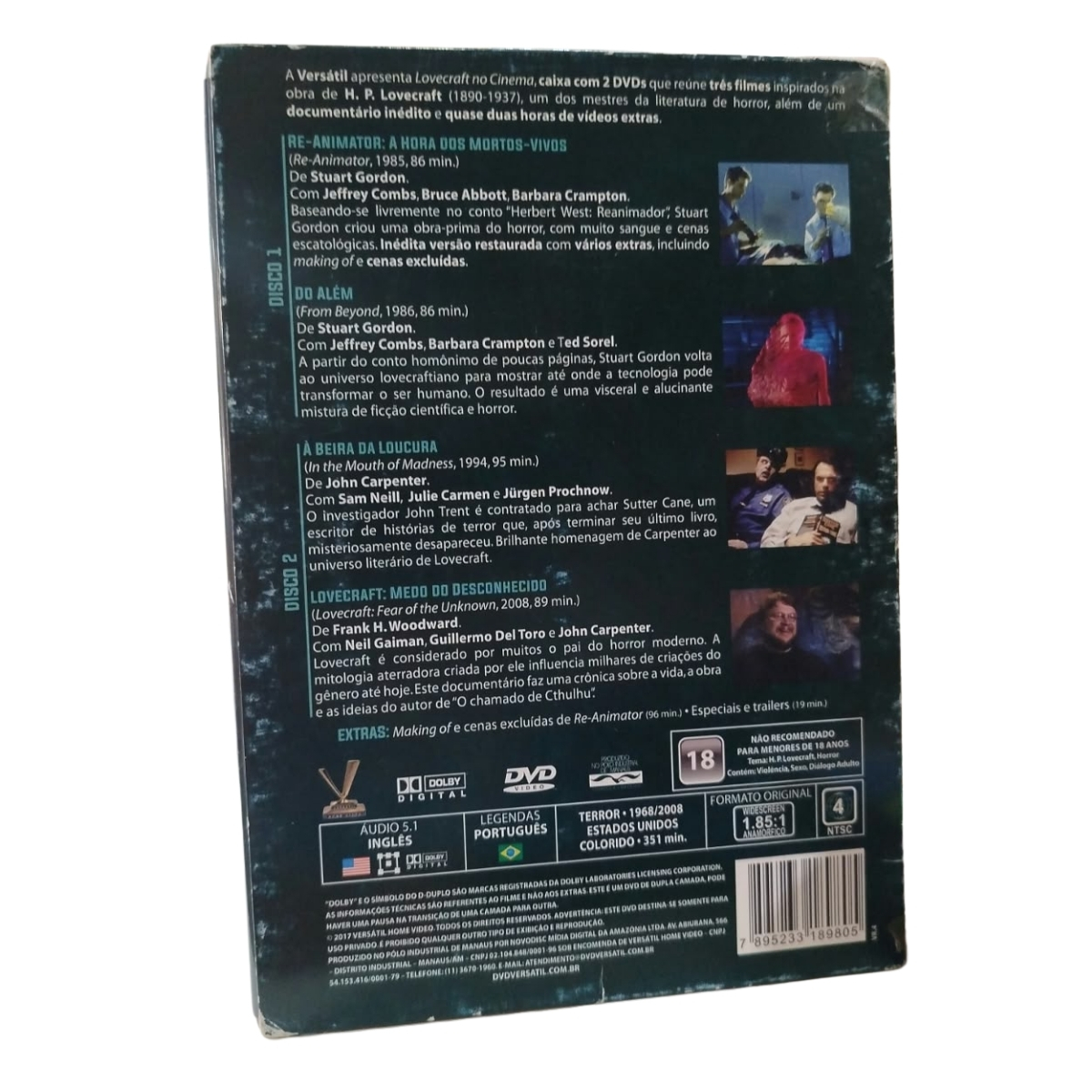 DVD BOX - Lovecraft no cinema (usado) - Imagem 6
