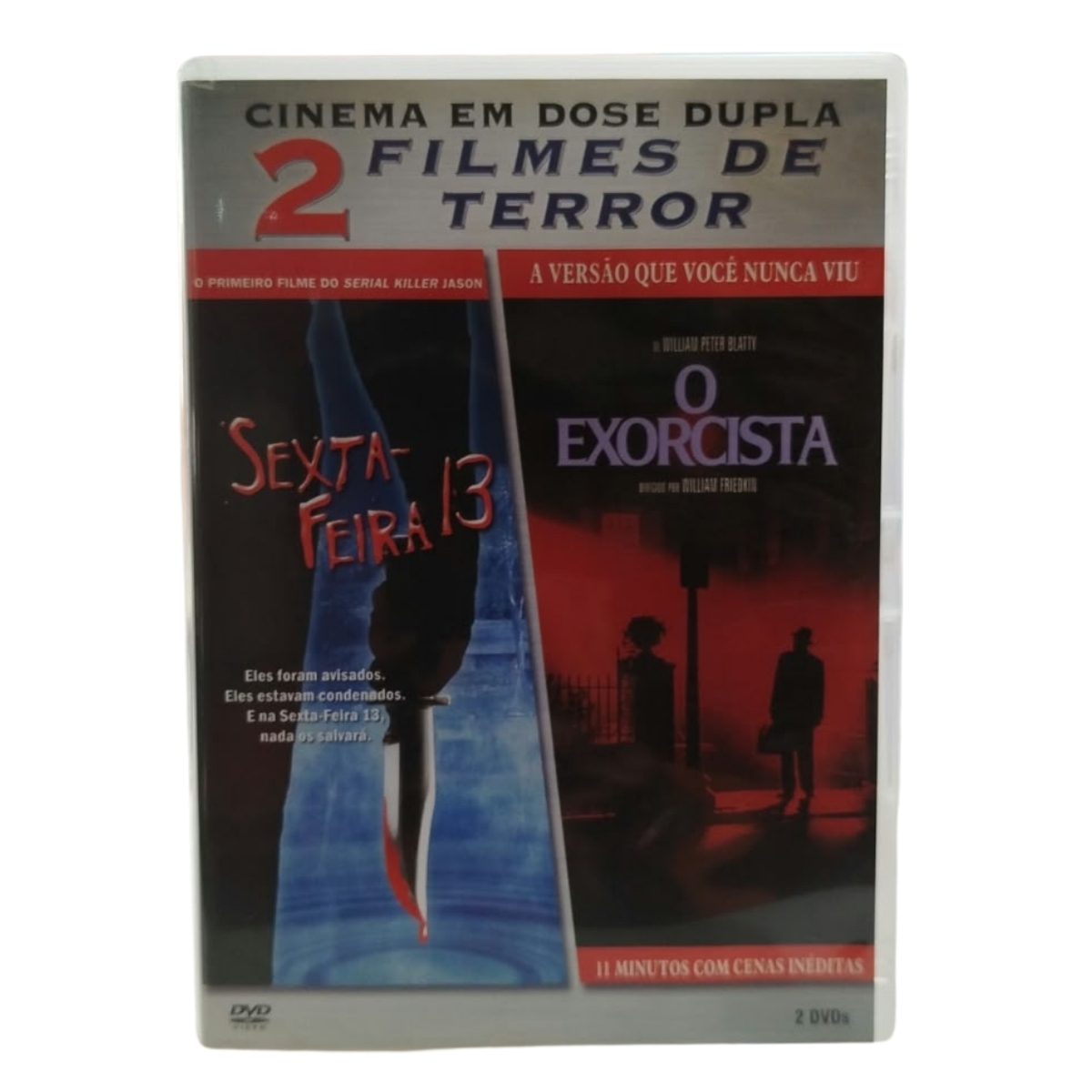 DVD - Sexta-feira 13 + O Exorcista (usado)