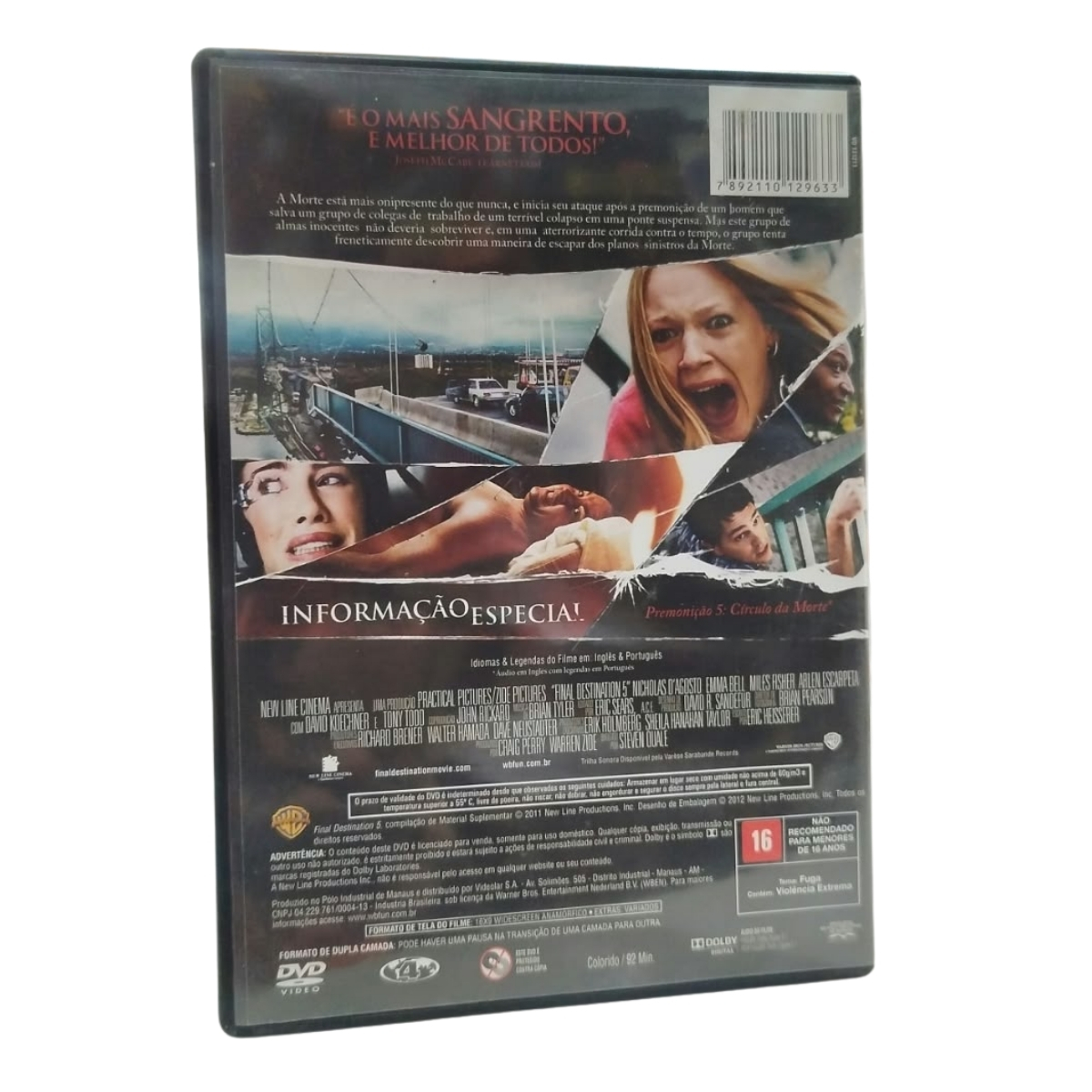 DVD - Premonição 5 (Seminovo) - Imagem 4