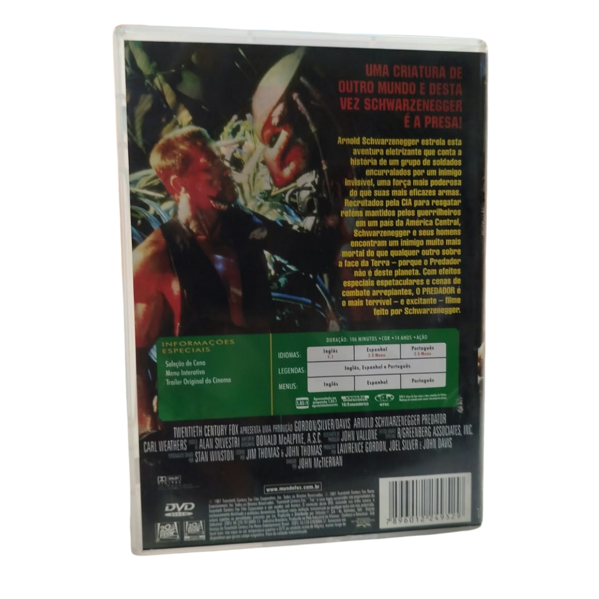 DVD - O Predador (seminovo) - Imagem 2