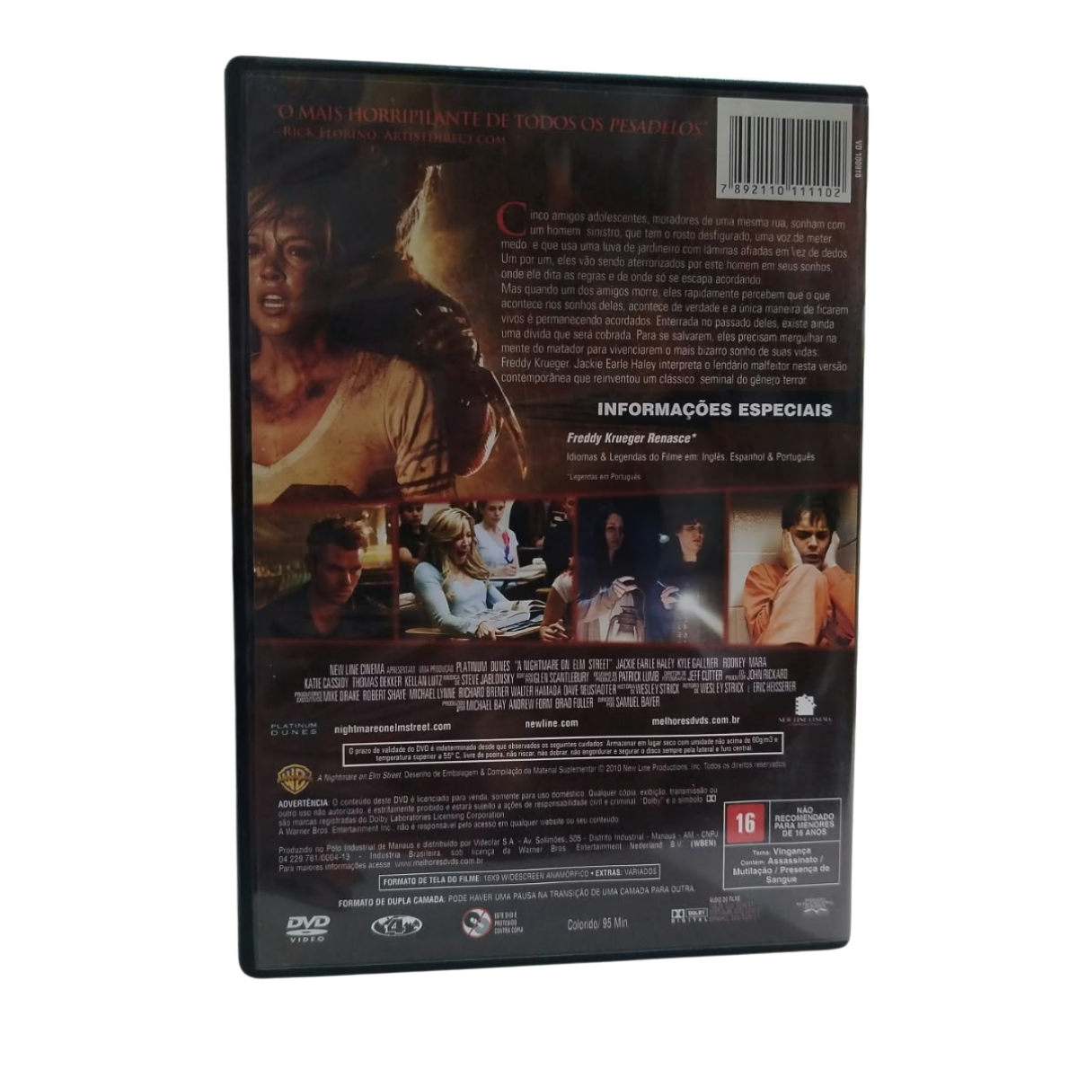 DVD - A Hora do pesadelo (seminovo) - Imagem 4