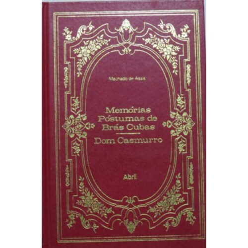 Livro - Memórias póstumas de Brás Cubas - Dom Casmurro - Machado de assis - Capa dura (Usado)