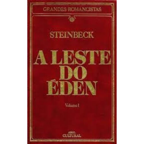 Livro - A Leste do Éden Vol. 01 - JOhn Steinbeck - Capa dura (Usado)