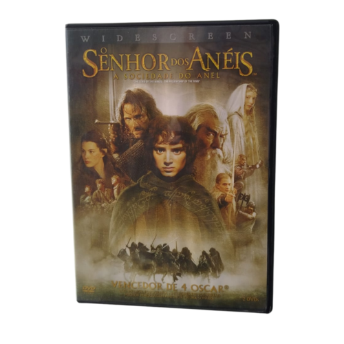 DVD - O Senhor dos Aneis - A Sociedade do anel (usado)