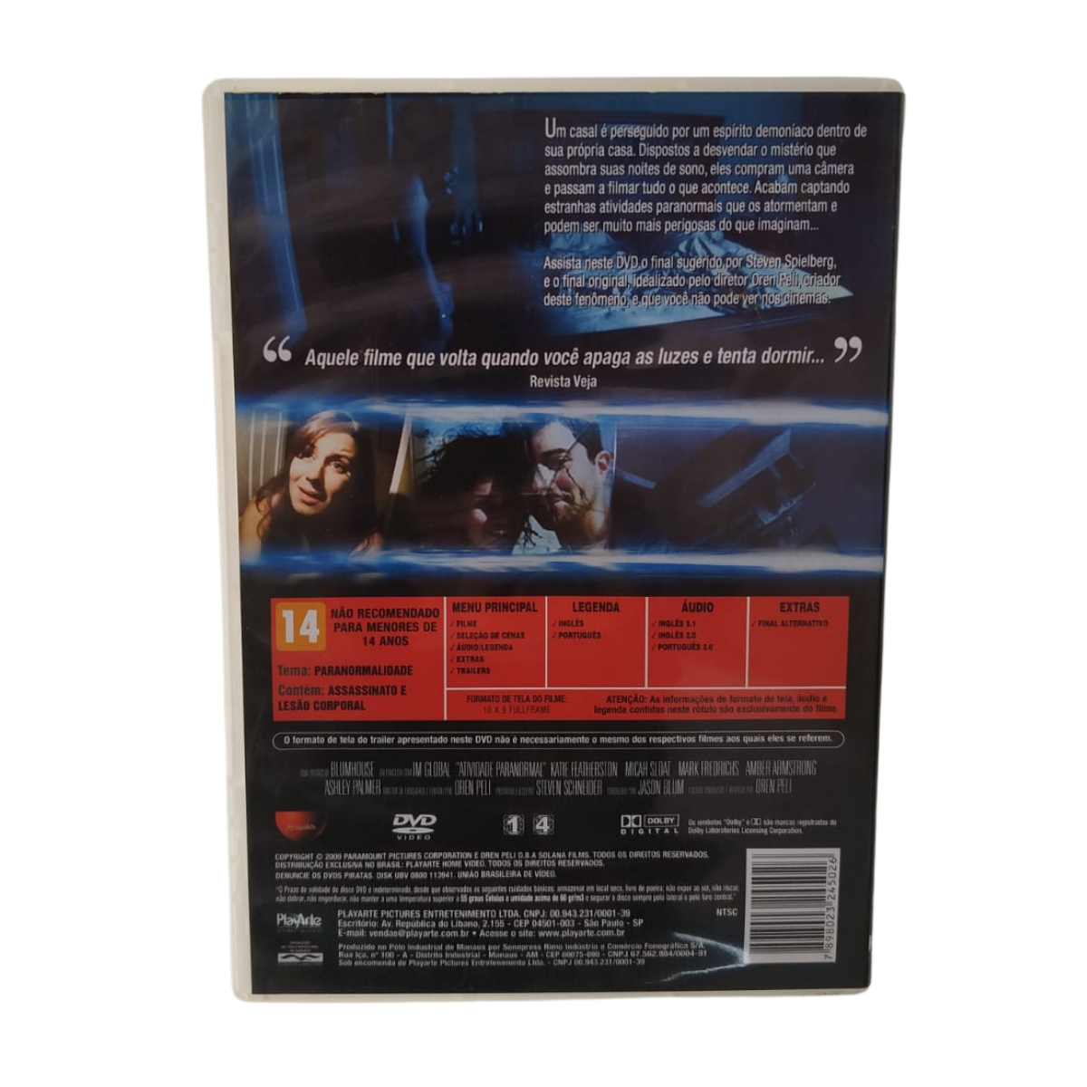 DVD - Atividade paranormal (seminovo) - Imagem 4